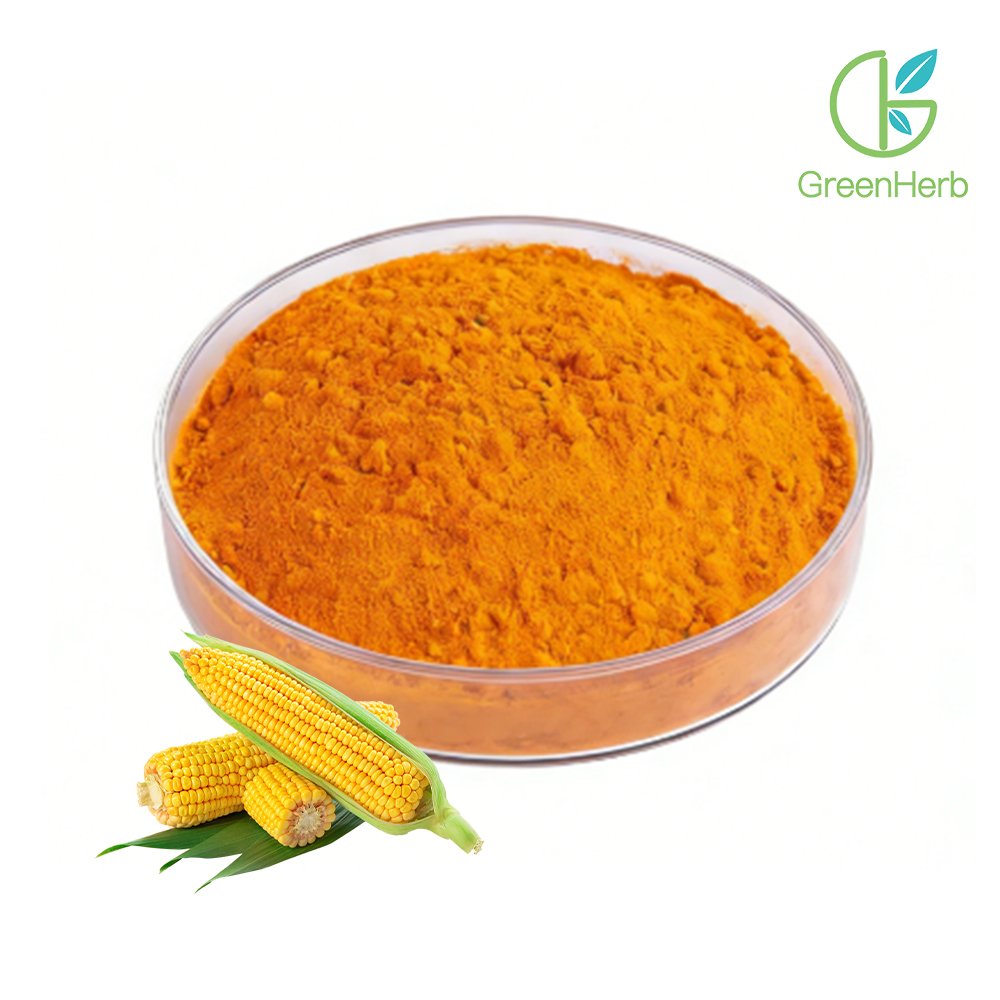 Raw marigold flower source for zeaxanthin extract